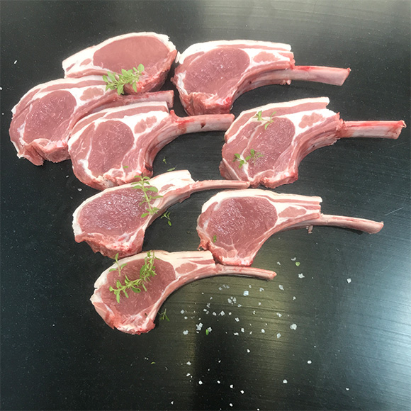 8 New Season Wicklow Tomahawk Lamb Steaks