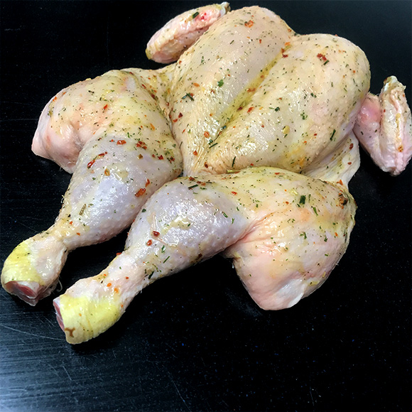 Irish Free Range Garlic & Herb Spatchcock Chicken